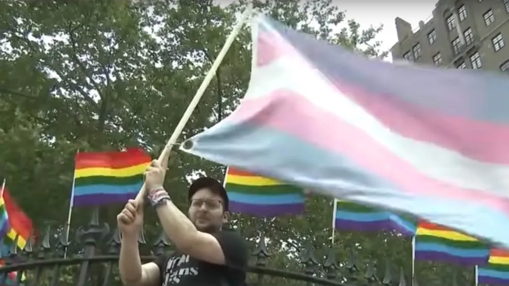Watch: Stonewall National Monument Bans Trans Flags on Pride Display – and New Yorkers Fight Back