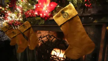 A Very Royal Christmas. King Charles III's Charity Auctions Stockings Made From Monarch's Drapes